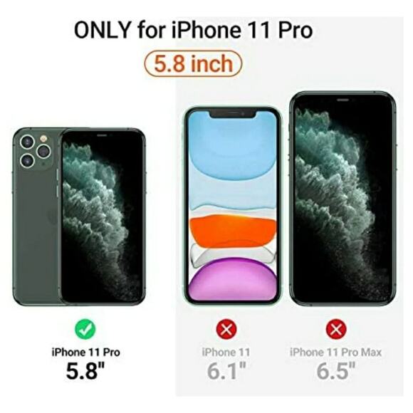 Military Grade Apple iPhone Pro Case w/ Screen Protector & Magnetic Kickstand - Picture 4 of 6